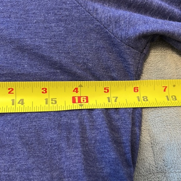 The North Face 3/4 Sleeve Top, T-Shirt, Logo, Blue, Size S - Picture 6 of 7